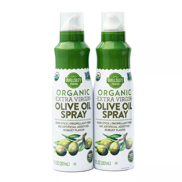Wellsley Farms Organic Extra Virgin Olive Oil Spray 1 Can