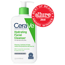Load image into Gallery viewer, CeraVe Hydrating Facial Cleanser, Daily Face Wash for Normal to Dry Skin
