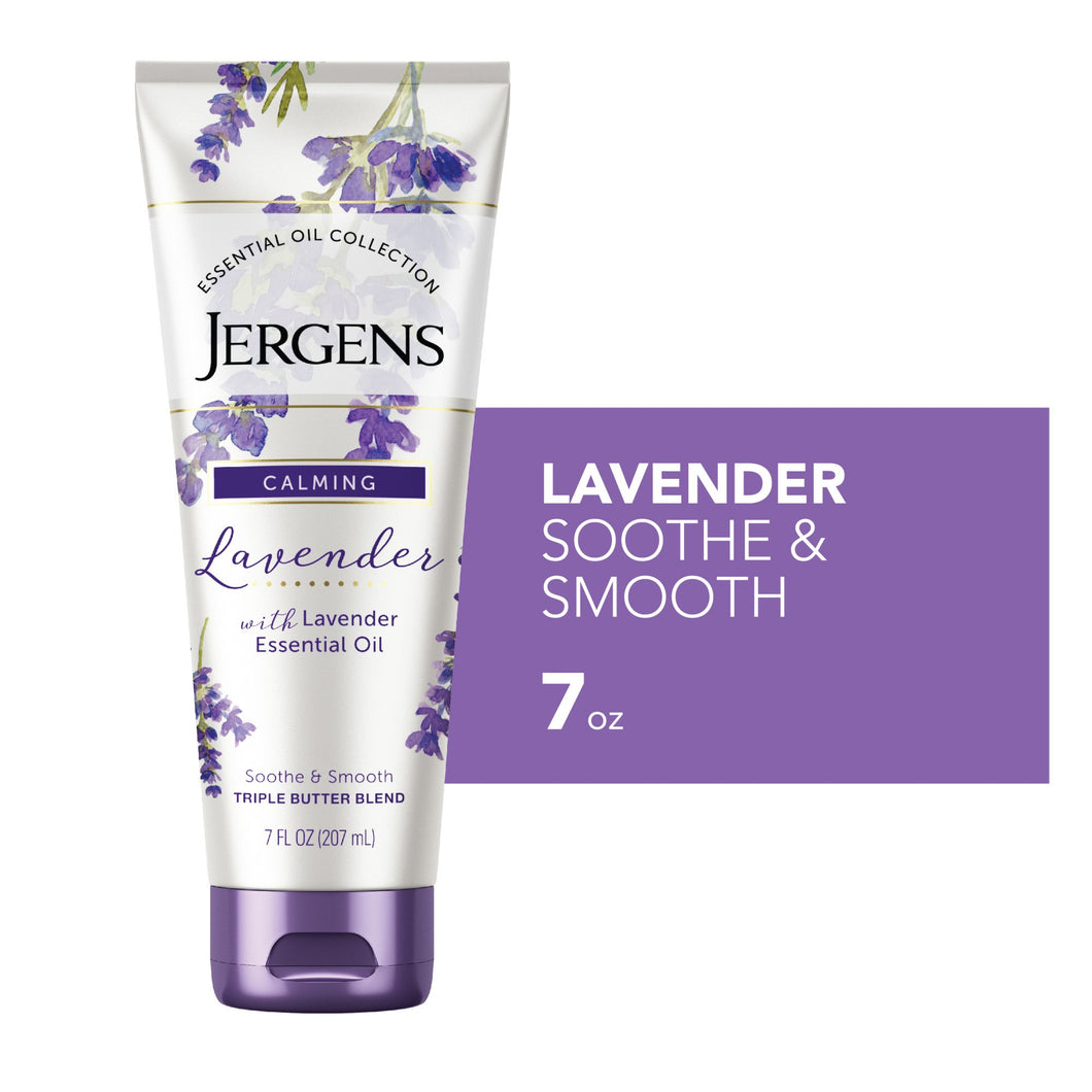Jergens Lavender Body Butter Moisturizing Lotion w/ Essential Oil 208