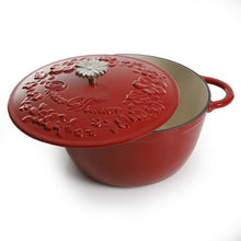 Load image into Gallery viewer, The Pioneer Woman Timeless Beauty Enamel Cast Iron 5-Quart Dutch Oven
