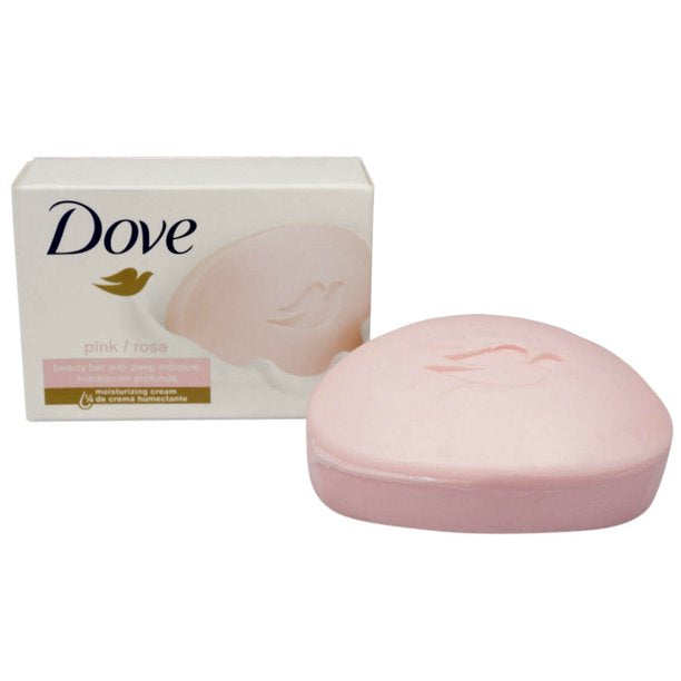 Dove Beauty Bar Hand Soap Moisturizing Cream Pink 4oz