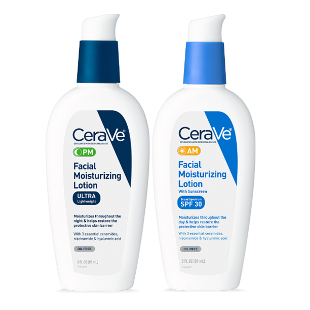 CeraVe PM and AM SPF 30 Facial Moisturizer Value Pack 89ml each