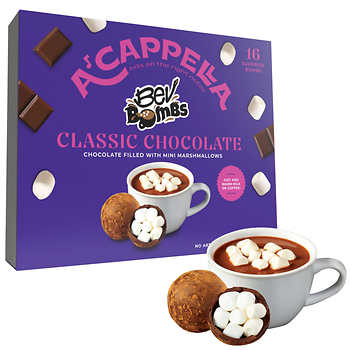 A'cappella Classic Hot Chocolate Bombs 16-count