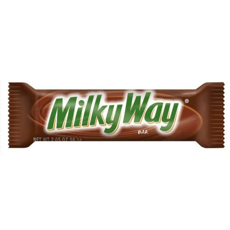 Milky Way Chocolate Candy, Caramel, Full Size, 1.84 oz
